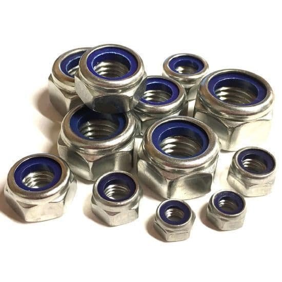 Nylock Nut (Stainless Steel) M6 (10 Pcs) - Image 3